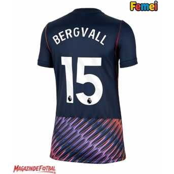 Tottenham Hotspur Lucas Bergvall #15 Tricou Fotbal Replică 2026-27 Femei Deplasare